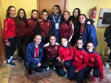 Representantes del Handball Femenino Manzanares en las selecciones de Castilla-La Mancha
