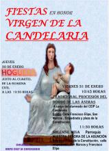 El 30 y 31 de enero, Manzanares celebra las fiestas en honor a la Virgen de la Candelaria