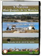 Cartel de la V Travesía 'Don Quijote de La Mancha'