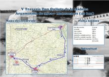 Mapa de la V Travesía 'Don Quijote de La Mancha'