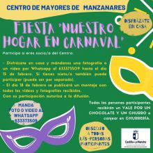 Fiesta 'Nuestro hogar en carnaval' del Centro de Mayores