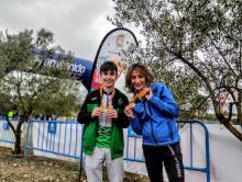 Álvaro Molina y Pilar Cruz-Sepúlveda en el Trofeo de la Comunidad Valenciana de orientación