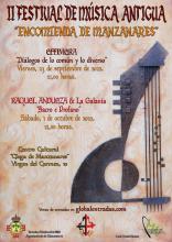 Cartel del II Festival de Música Antigua