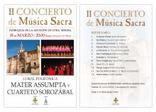 Concierto de música sacra coral
