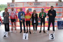 Quini en el campeonato de España de ciclismo paralímpico de carretera 2023 (Fotografía: RFEC)
