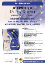 Presentación del número 12 de la revista Raíz y rama
