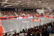 Amistoso España-Paraguay en el pabellón 'Manzanares Arena'