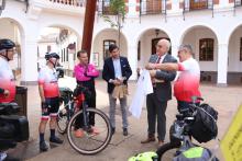 Ex jóvenes en bicicleta rumbo a Lisboa