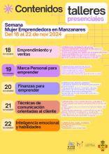 Talleres Semana de la Mujer Emprendedora en Manzanares