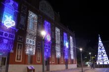 Encendido del alumbrado navideño en Manzanares