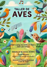 Taller de aves en la biblioteca