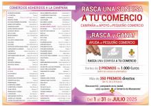 Campaña 'Rasca una sonrisa a tu comercio' (verano de 2025)