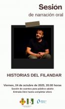 Sesión de narración oral de José Luis Gutiérrez
