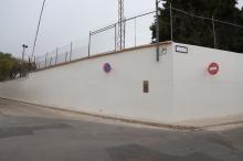 Muro perimetral del colegio San José 