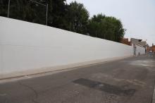Muro perimetral del colegio San José 