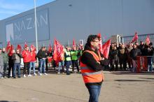 Imágenes de la concentración de la huelga del Sector del Metal en Manzanares