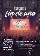 Cartel Concierto Fin de Año 2025