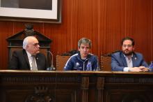 Recepción al Manzanares FS en el Ayuntamiento antes de la Copa de España 2026