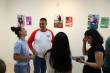 Inauguración de la exposición fotográfica de la campaña 'El deporte también se lee'
