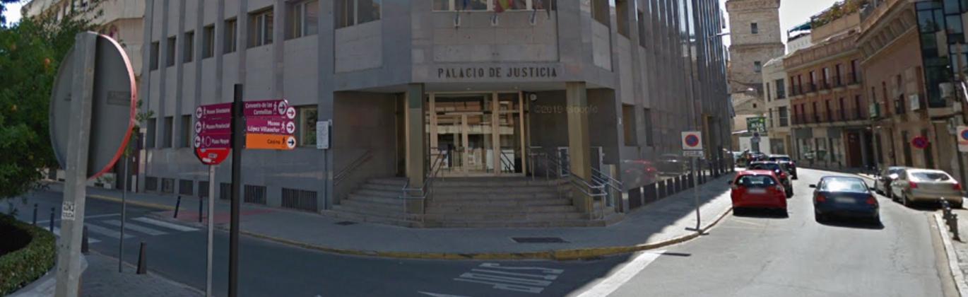 Fachada de la Audiencia Provincial de Ciudad Real (captura de Google Maps)