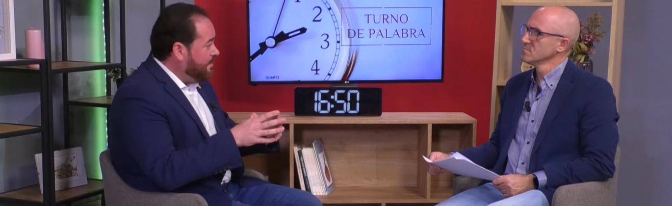 Momento de la entrevista a Pablo Camacho en Turno de Palabra