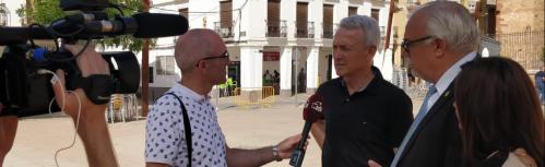 Benito Floro ha recordado a Antonio Caba tras el funeral celebrado en la iglesia de la Asunción