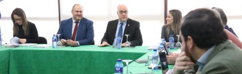 Reunión del Consejo de Dirección de la Consejería de Agricultura del Gobierno regional en Manzanares