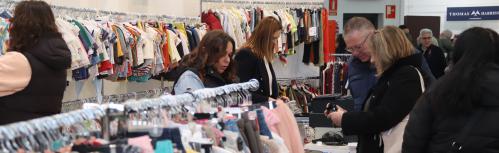 Aspecto de la Feria del Stock tras su inauguración