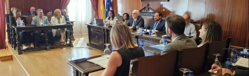 Momento del pleno ordinario de mayo de 2025