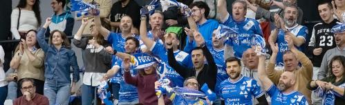 Afición del Manzanares FS en el Manzanares Arena