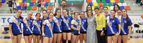 Sector G de la fase zonal del campeonato de España de balonmano infantil femenino 2024-25 en Manzanares