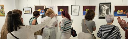 Asistentes a la exposición