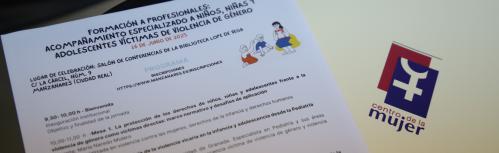 Formación sobre acompañamiento especializado a niños, niñas y adolescentes víctimas de violencia de género en Manzanares