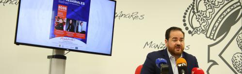 Pablo Camacho durante la presentación de las Jornadas Empresariales 2026