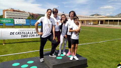 Medallistas del CD Manzarco en el Campeonato de Castilla-La Mancha