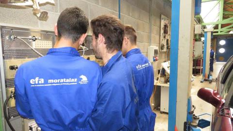 Alumnos de FP de EFA Moratalaz