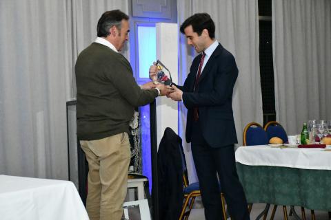 Entrega del premio a Juan Ortega. Foto: Juan Criado