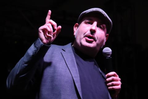 Agustín Durán durante su pregón en Manzanares