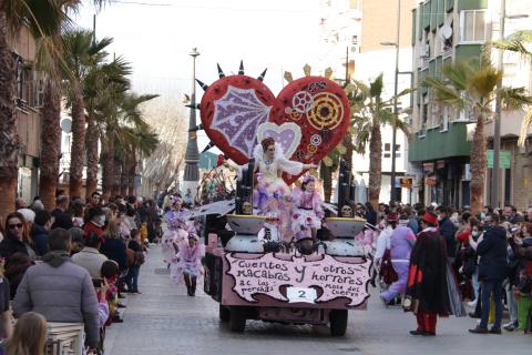 Asociación Los Perchas en el desfile de 2022
