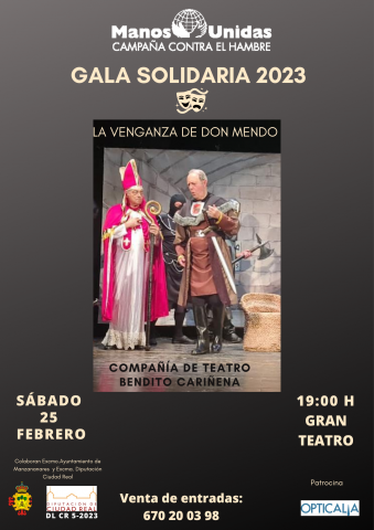 Gala solidaria de Manos Unidas 2023
