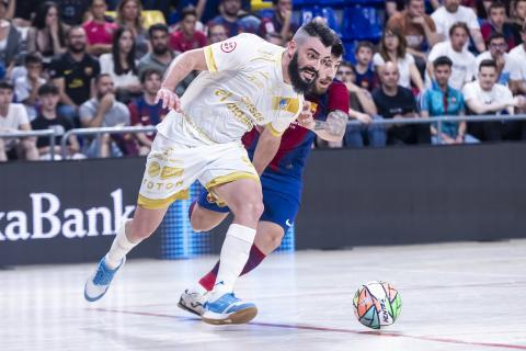 Tercer partido cuartos de final play off Barça-Manzanares FS. Imagen: Prensa Barça