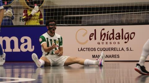 Zequi en un partido en el Manzanares Arena