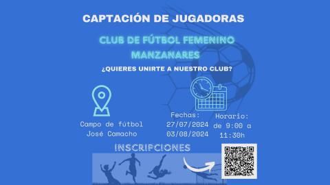 Captación de jugadoras CD Fútbol Femenino Manzanares