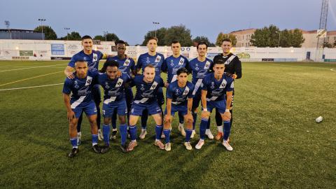 Once inicial del Manzanares CF ante el Villarrubia