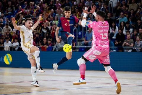 Barça-Quesos El Hidalgo Manzanares FS (Fotografía: Fútbol Club Barcelona)