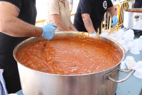 Comida popular de las jornadas medievales 2024