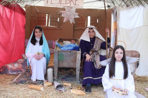 I belén viviente del colegio 'Altagracia'