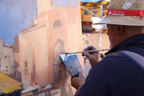 Imagen de archivo. VIII Certamen de Pintura Rápida Manzanares y su entorno