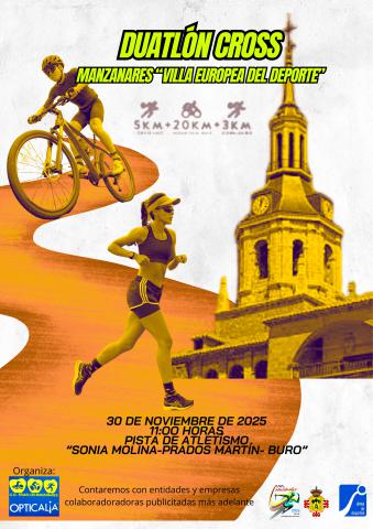 Cartel del duatlón cross