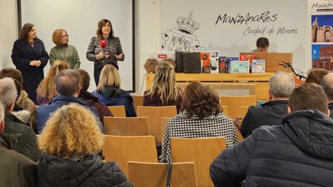 Gemma de a Fuente durante el acto de entrega de premios